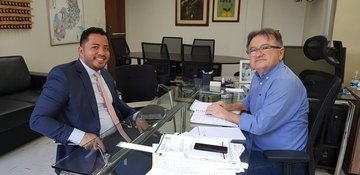 Secretários Merlong Solano e Carlos Edilson trataram sobre necessidade de mais agentes